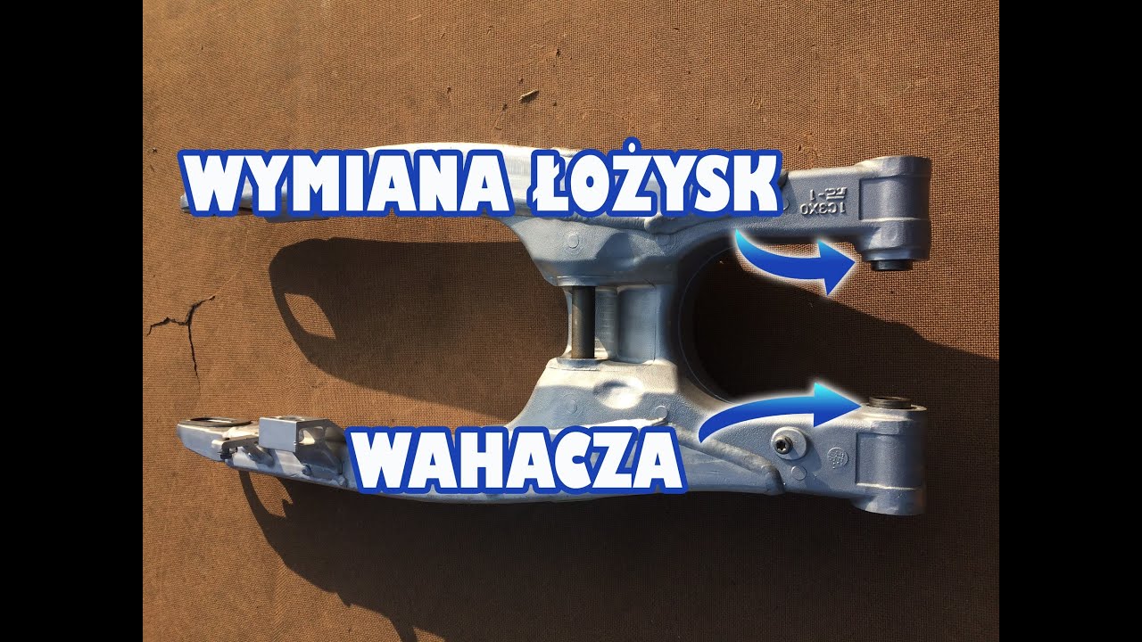 Yamaha YZ 250X - wymiana łożysk wahacza. Part.4