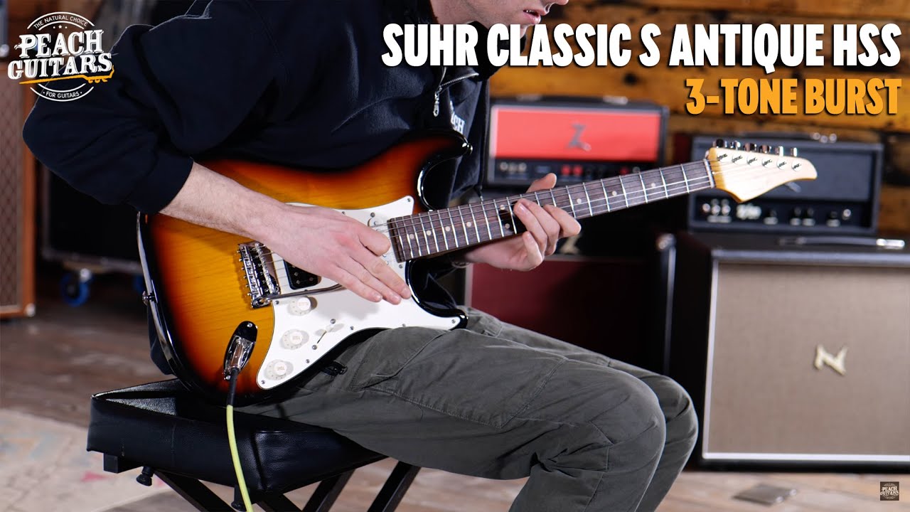 No Talking...Just Tones | Suhr Classic S Antique HSS - 3-Tone Burst Rosewood