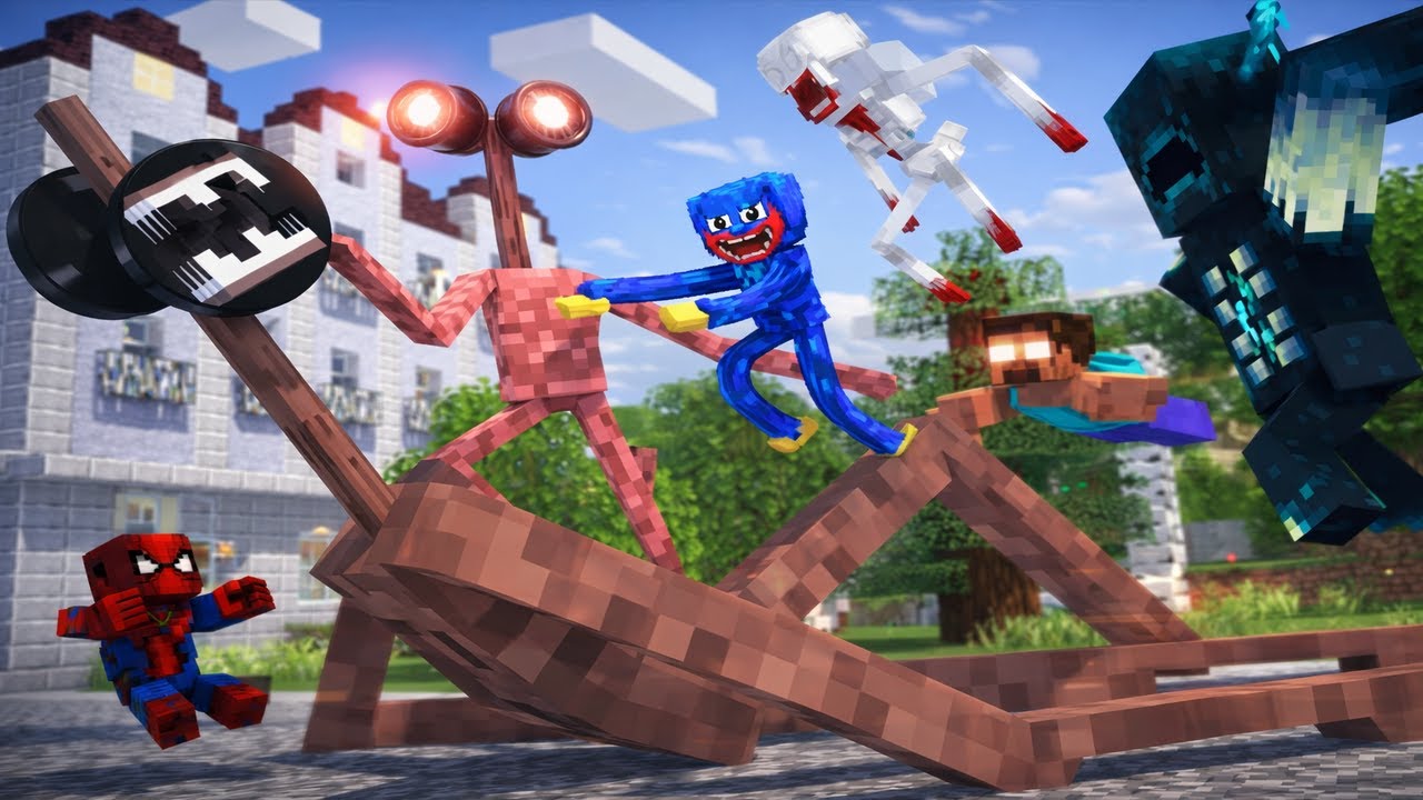 Every SIREN HEAD Battle in Minecraft !