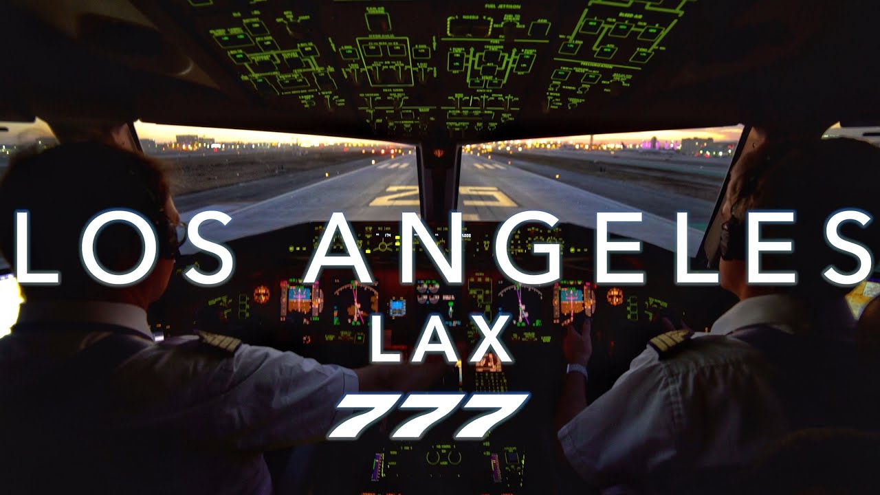 LOS ANGELES | BOEING 777 TAKEOFF 4K