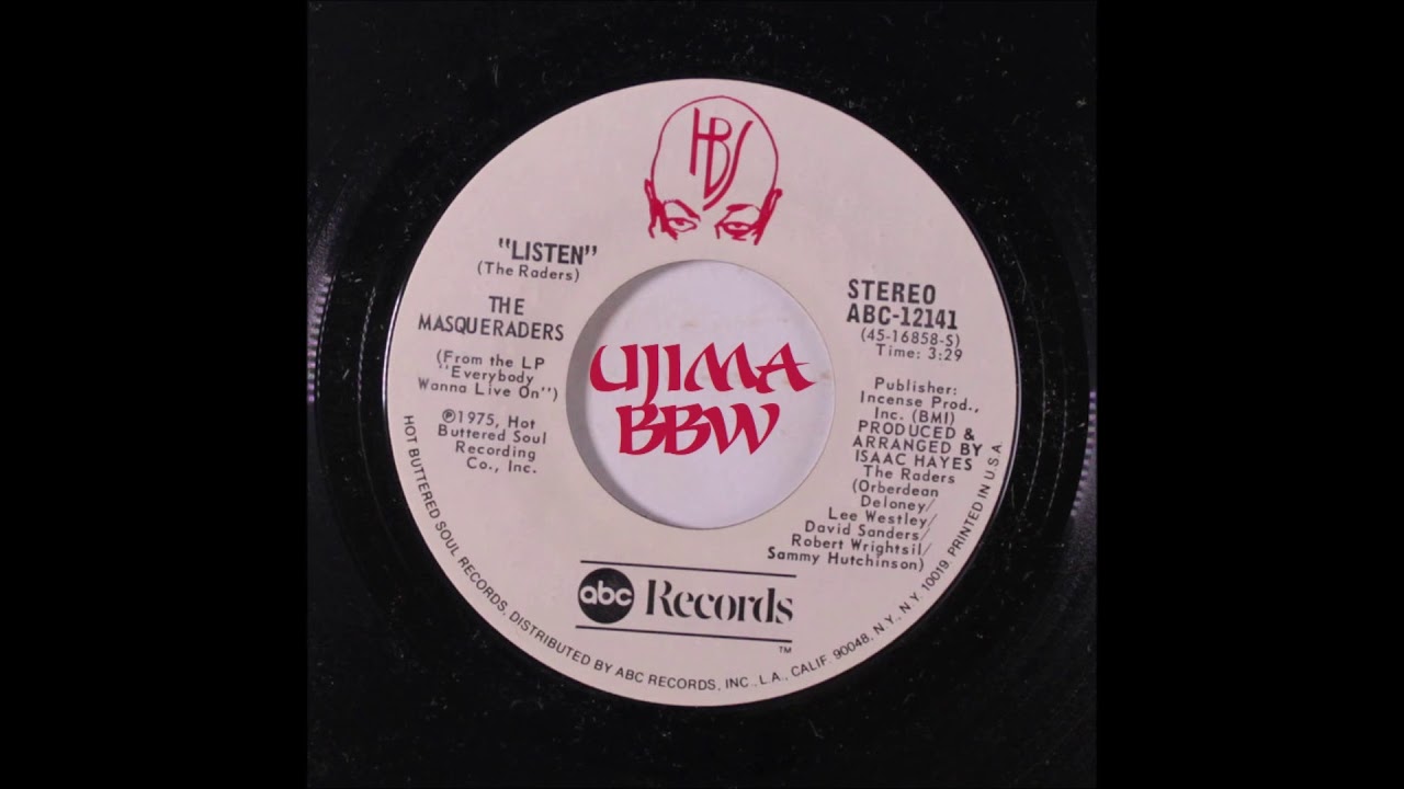 THE MASQUERADERS    Baby It s You   ABC RECORDS   1975