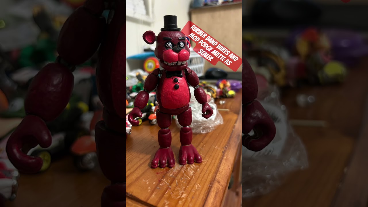 Updating my FNAF Custom Figures Part 3 #custom #fnaf #funko #actionfigures
