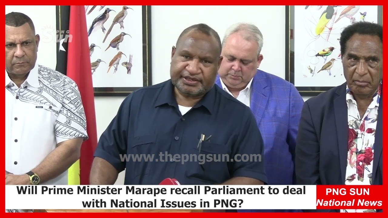 Will Prime Minister, James Marape  recall Parliament to deal with national issues?@pngsun8958