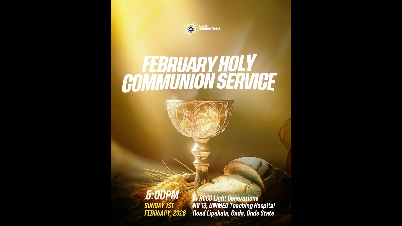 FEBRUARY HOLY COMMUNION SERVICE || 01-02-2026