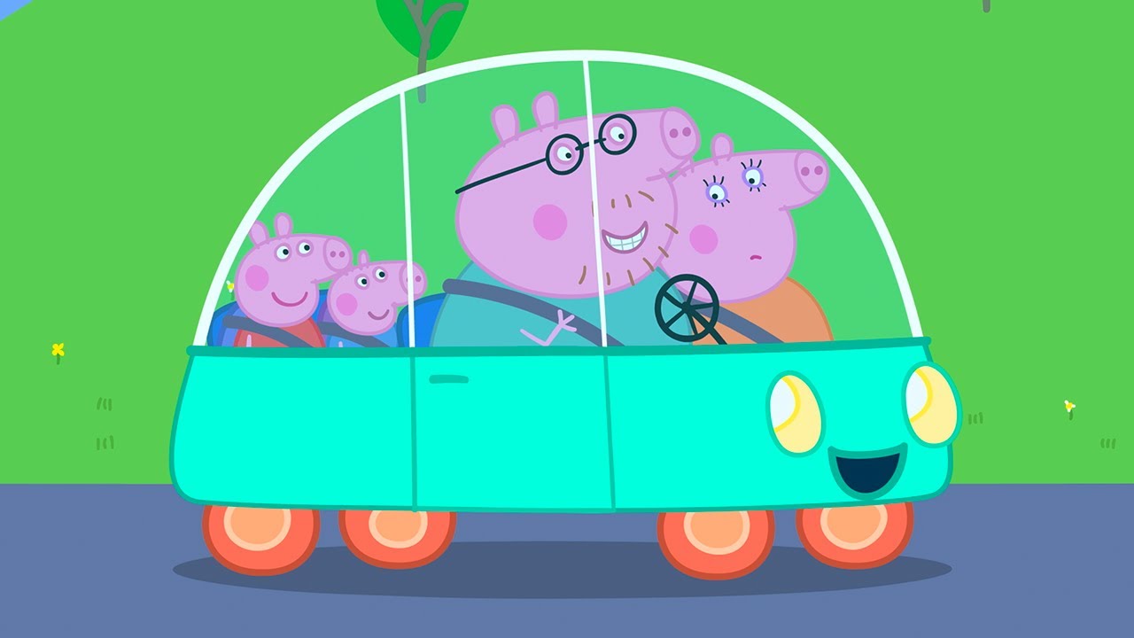 Peppa Pig Drives An Electric Car 🐷 🚗 Playtime With Peppa