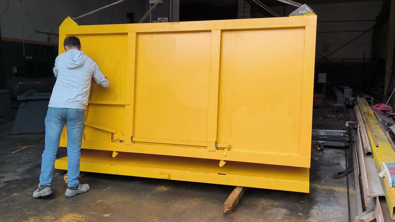 Alttan açılır hurda kasası 8 ton Luk