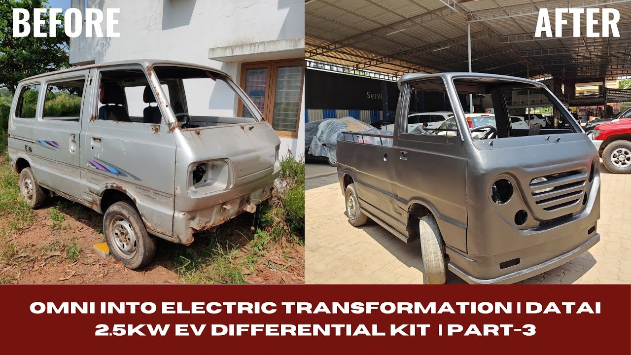Omni into Electric Vehicle | Full Body Modification into 10 seater 😯 | Part-3 #modified #omni #diy