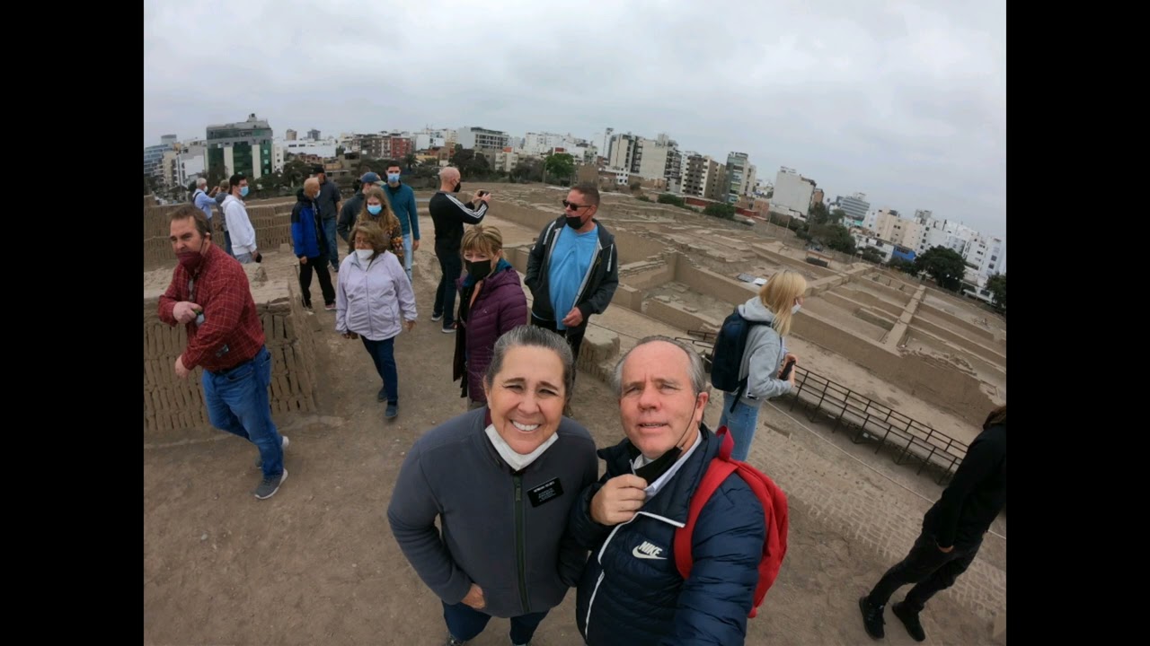 Huaca Pucllana pyramid Lima, Peru Aug 2022
