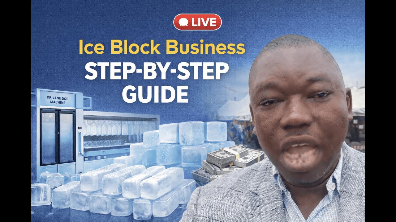Step by Step Guide to Starting an Ice Block Business in Nigeria #IceBlockBusiness #nigeriabusiness