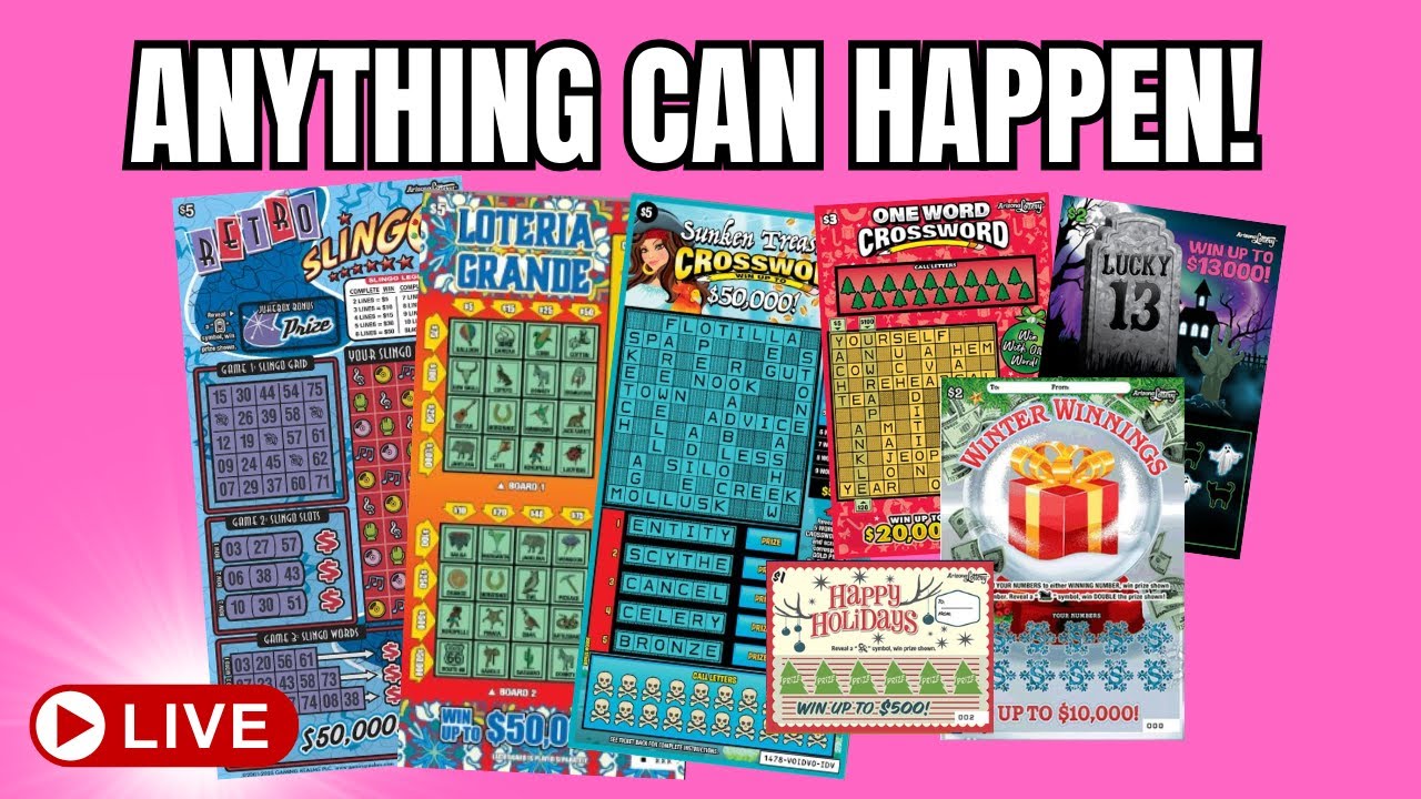 CROSSWORD, SLINGO, LOTERIA LOTTERY SCRATCH TICKETS #lottery #scratchtickets