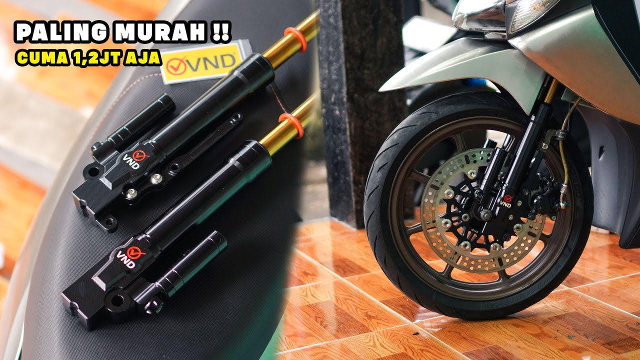 REVIEW & PASANG SHOCK DEPAN VND AK111 DI VARIO 110 KARBU !