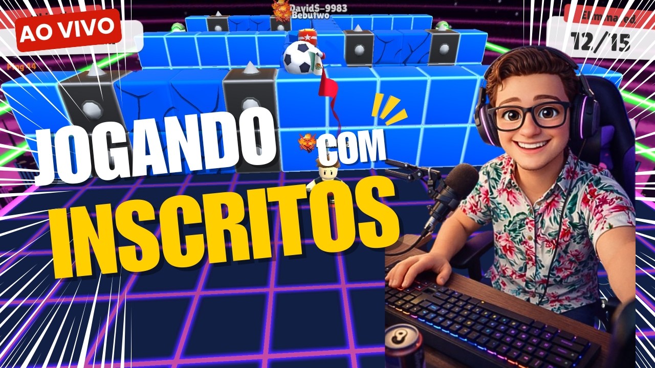 [AO VIVO🔴] STUMBLE GUYS com INSCRITOS !! #stumbleguys #shortslive #livestumbleguys