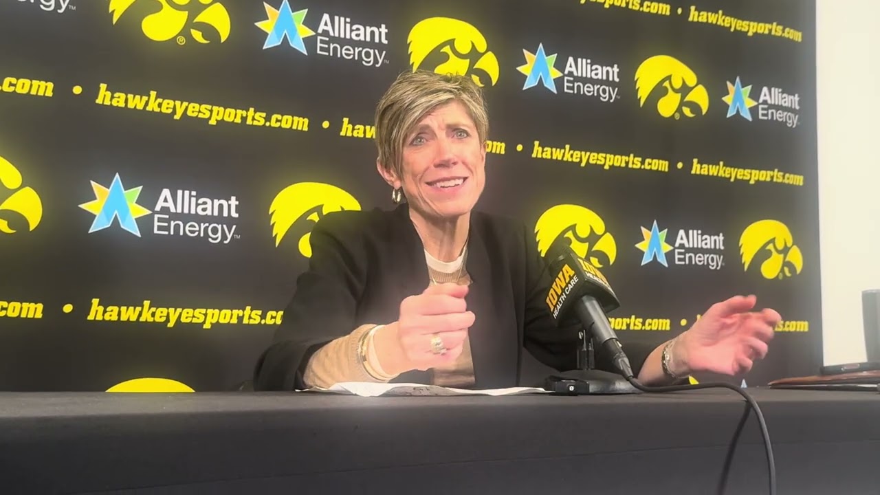 Iowa Women’s Basketball: Jan Jensen talks win over No. 6 Michigan 