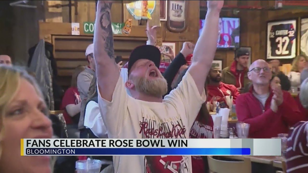 ‘Outstanding young men’; IU fans celebrate Rose Bowl win