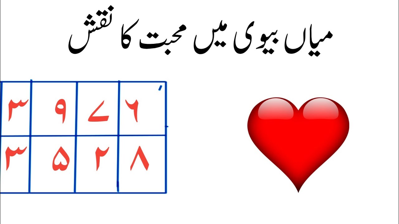 Husband wife ke darmayan mohabbat pada krne ka asan taweez | wazifa for love 3mint |