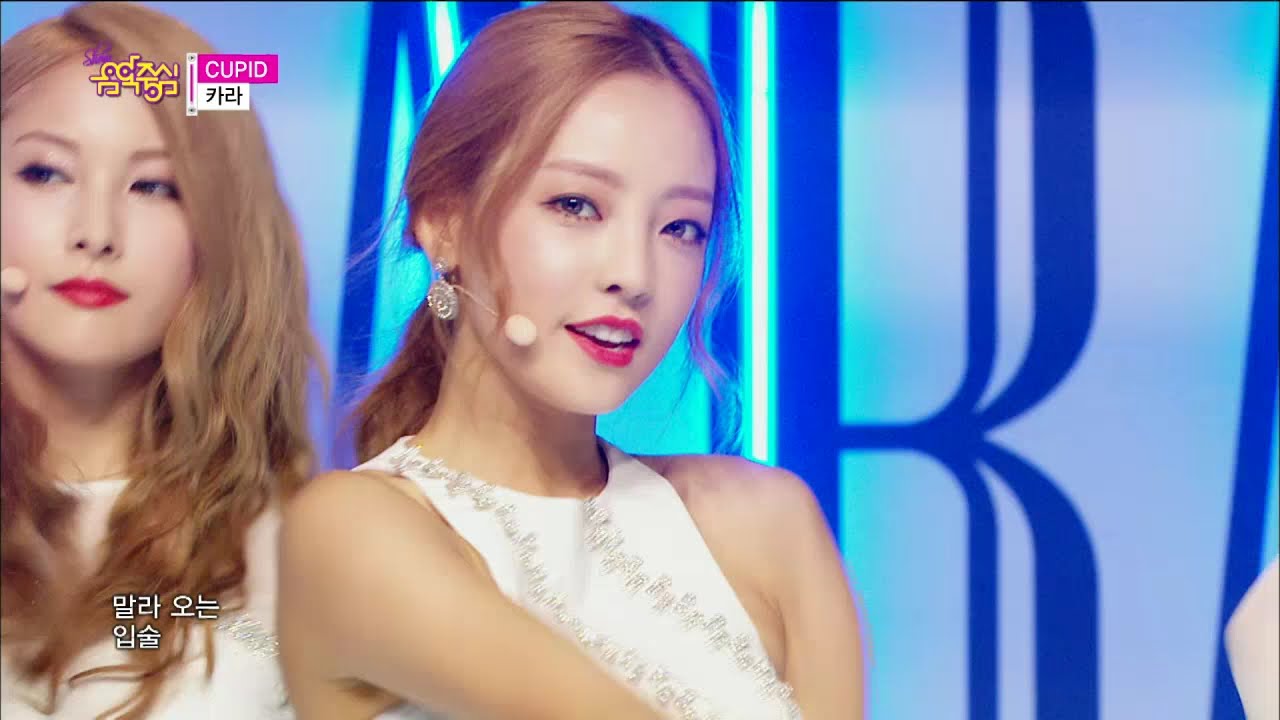 【TVPP】KARA - CUPID, 카라 - 큐피드 @ Comeback stage, Show! Music Core Live