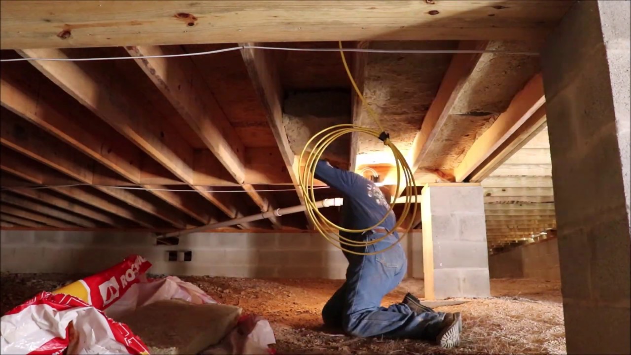 Building My Own Home: Episode 115 - Putting Rockwool Insulation Under the Floor