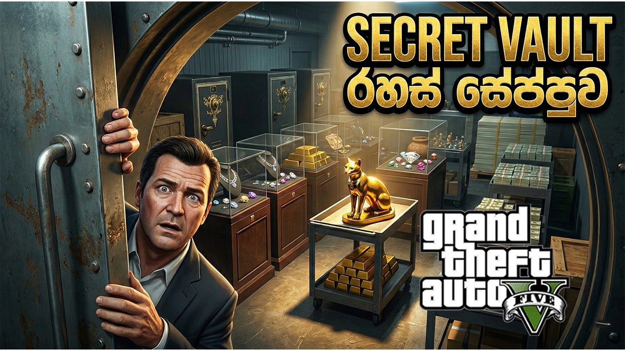 ෆ්‍රැන්ක්ලින්ගේ රහස් සේප්පුව 🔐🏠🔍  (MOD GTA V )#GTA5Sinhala #PCGamesLKsinha