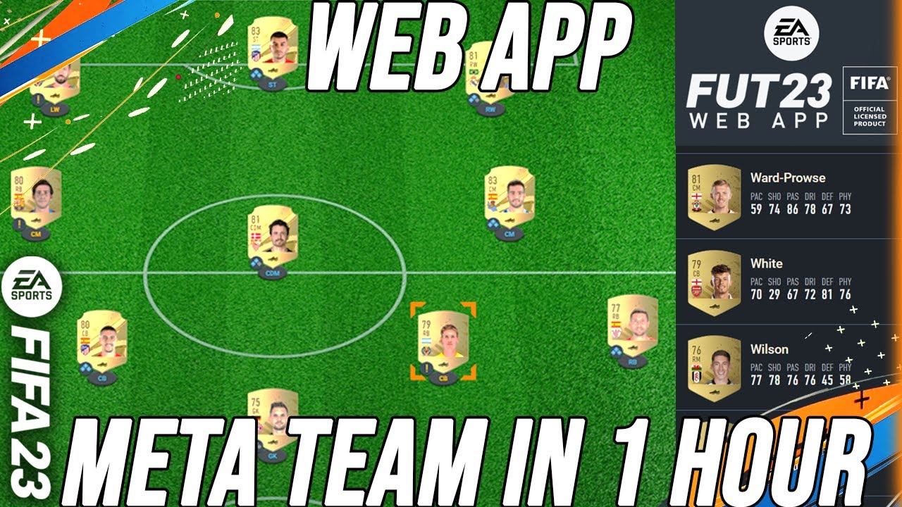 How To Start Web App & Create a META TEAM in an hour (TUTORIAL/GUIDE) - FIFA 23