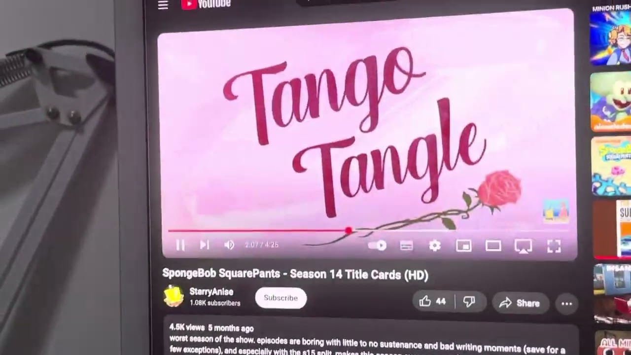 SpongeBob season 14 title cards with different music