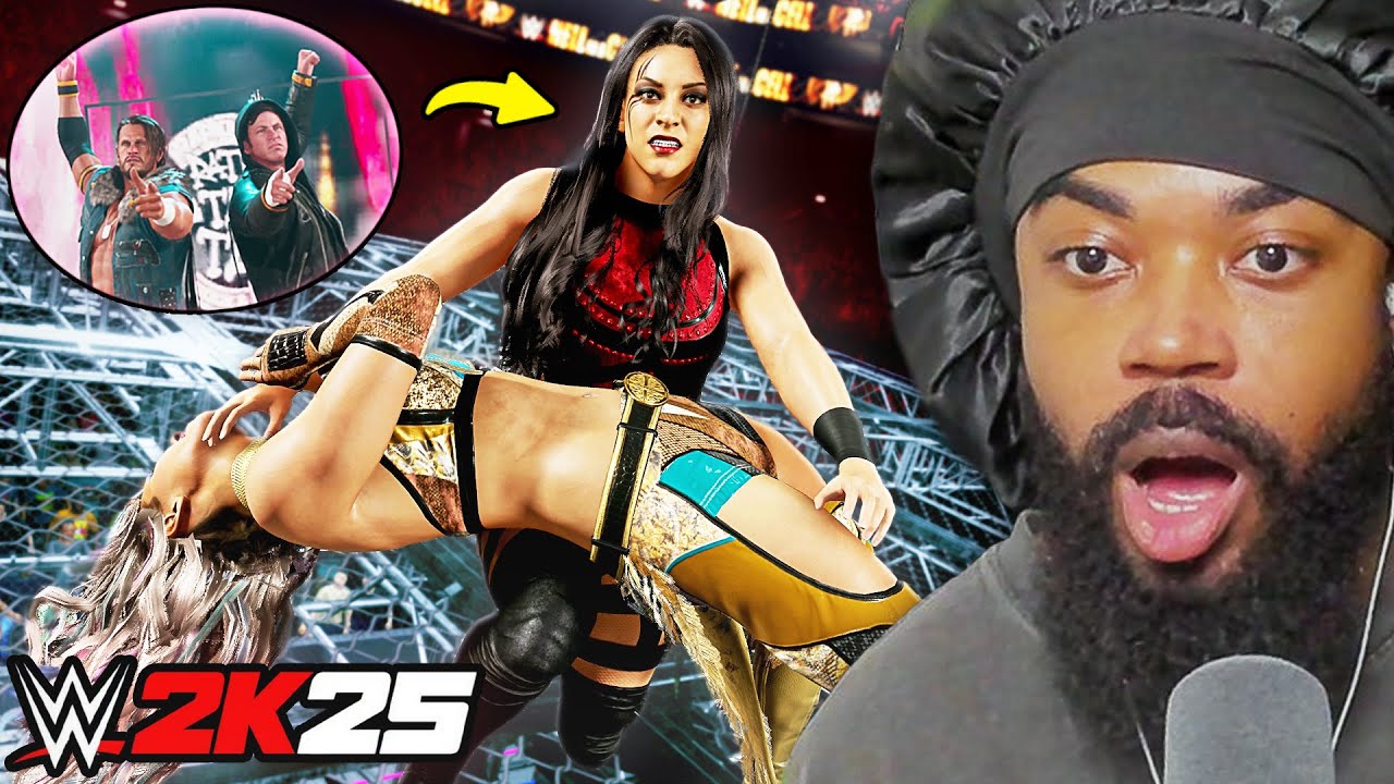 i put 4 *NEW* SUPERSTARS in a HELL IN A CELL!! | WWE 2K25