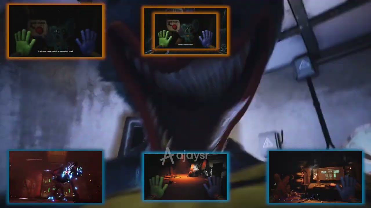 Poppy Playtime Chapter 3 ALL JUMPSCARES (V2) has Sparta Venom TTE Remix