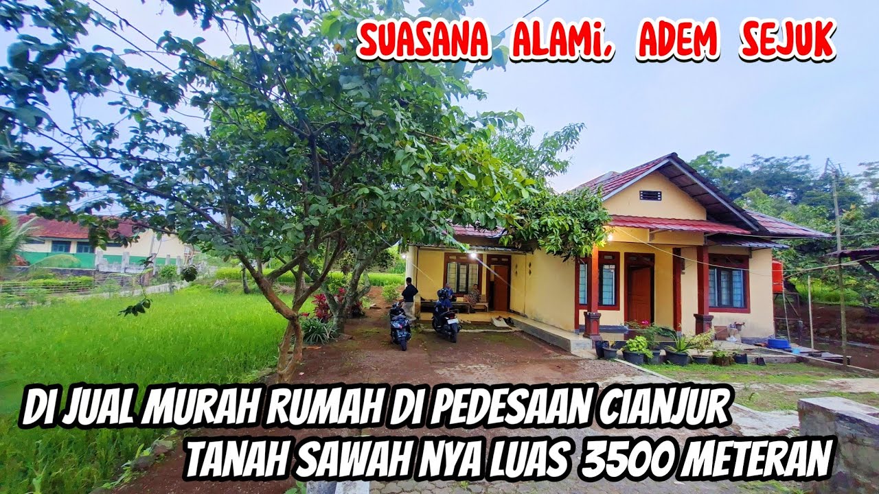 DI JUAL MURAH RUMAH DI PEDESAAN, SUASANA ADEM SEJUK,ALAMI, COCOK BUAT NGADEM, MENIKMATI MASA PENSIUN