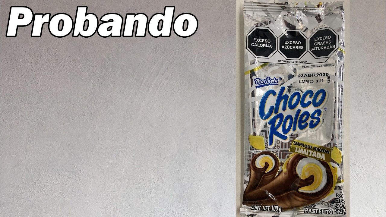 Probando Chocoroles Mundial 2026 Marinela