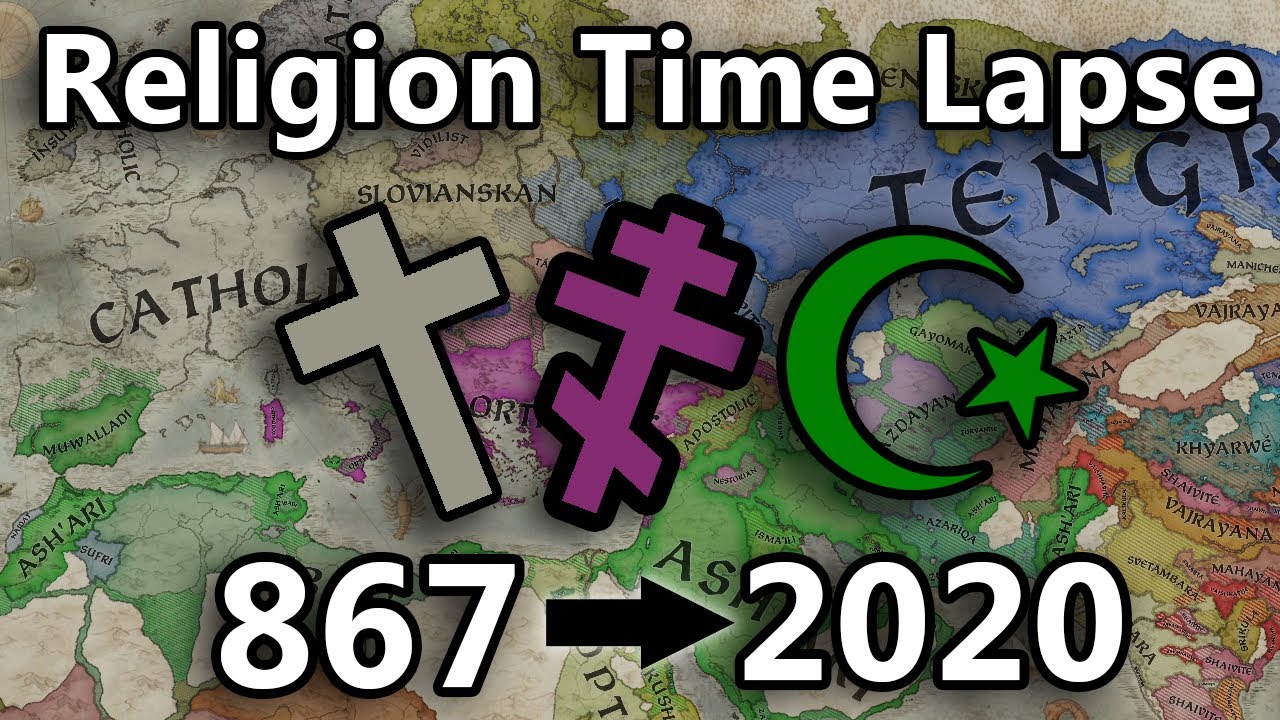 Crusader Kings 3: The Epic Timelapse of Religion!