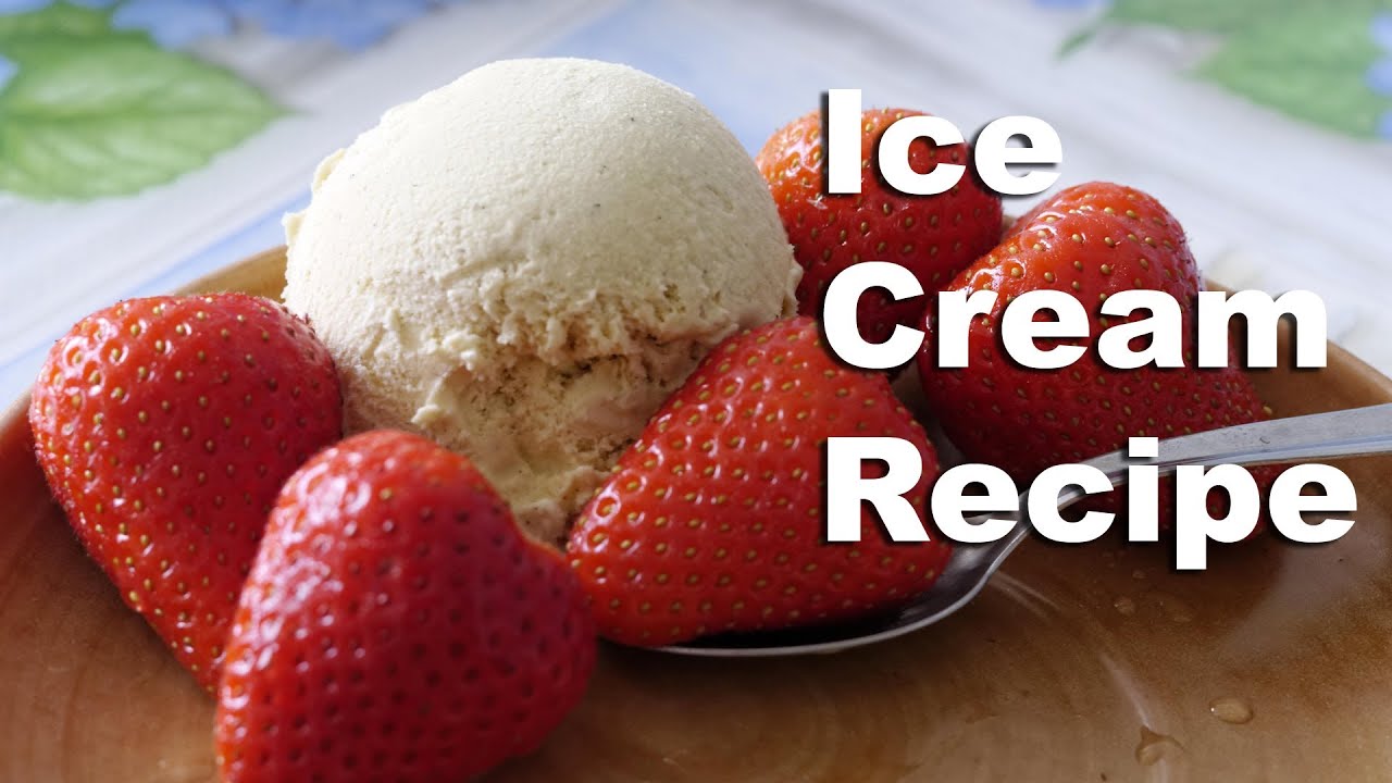 How to make Ice Cream - Ginger Ice Cream Recipe - GF #9 HD Version