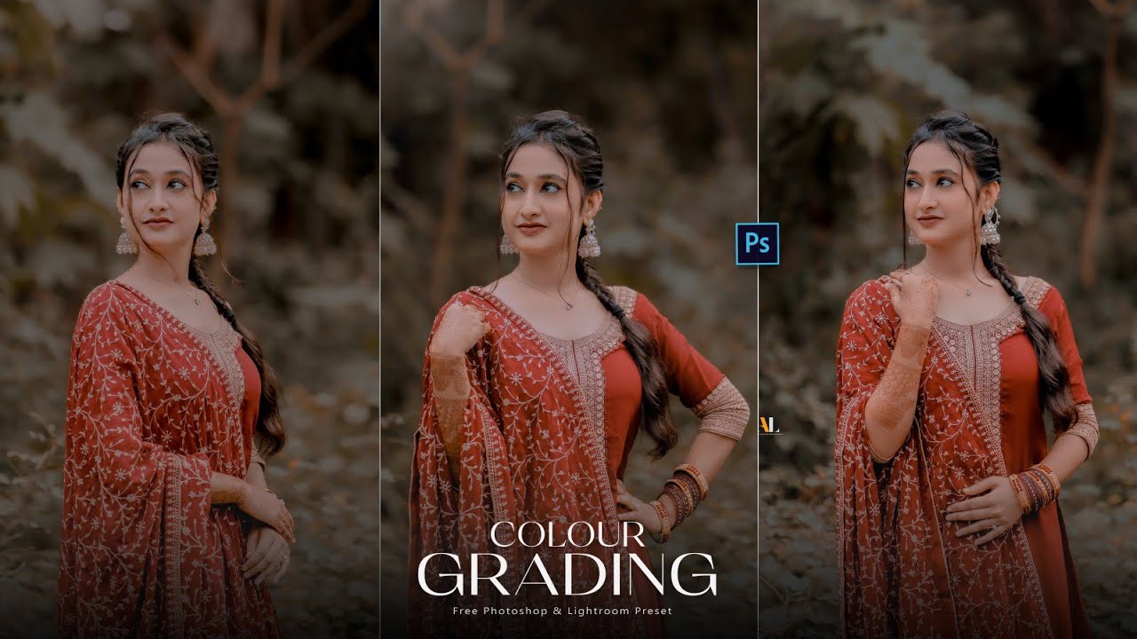 🔥 FREE Cinematic XMP Preset | Photoshop Cinematic Color Grading Tutorial #girl 