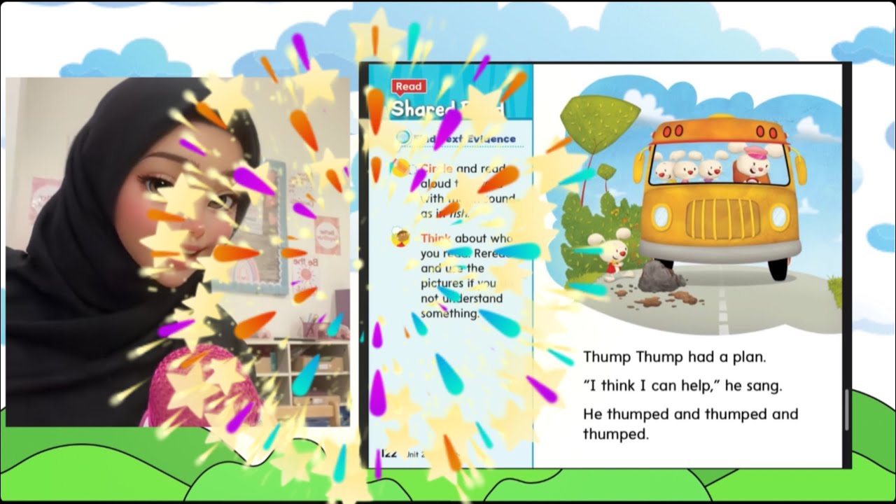  Thump Thump Helps Out , reading and writing, wonders , unit 2 , grade 1
