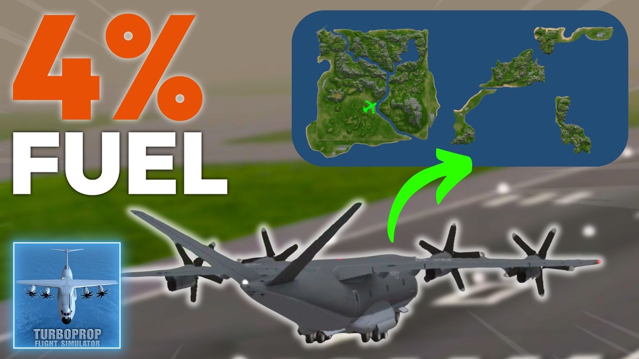 I Tried Your INSANE TFS Dares! | Can I Fly To ALL TFS AIRPORTS With Just 4% Fuel?