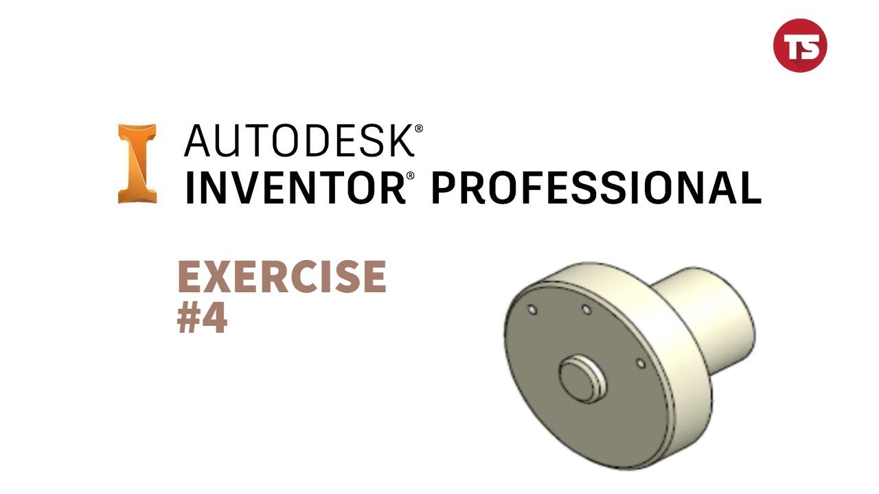 Inventor 2020 | Practice Exercise 4 | Housing Fixture