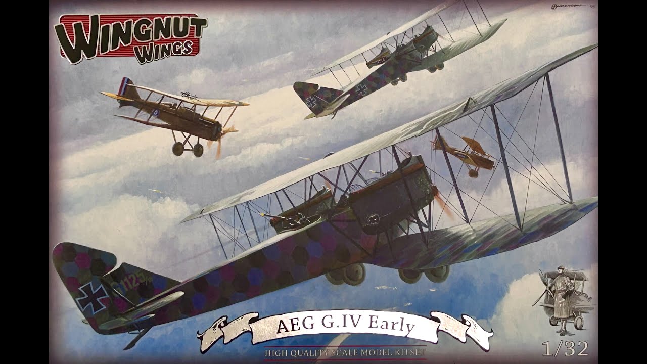WnW Lost ARK: AEG G.IV Early WW1 Bomber 1/32 review