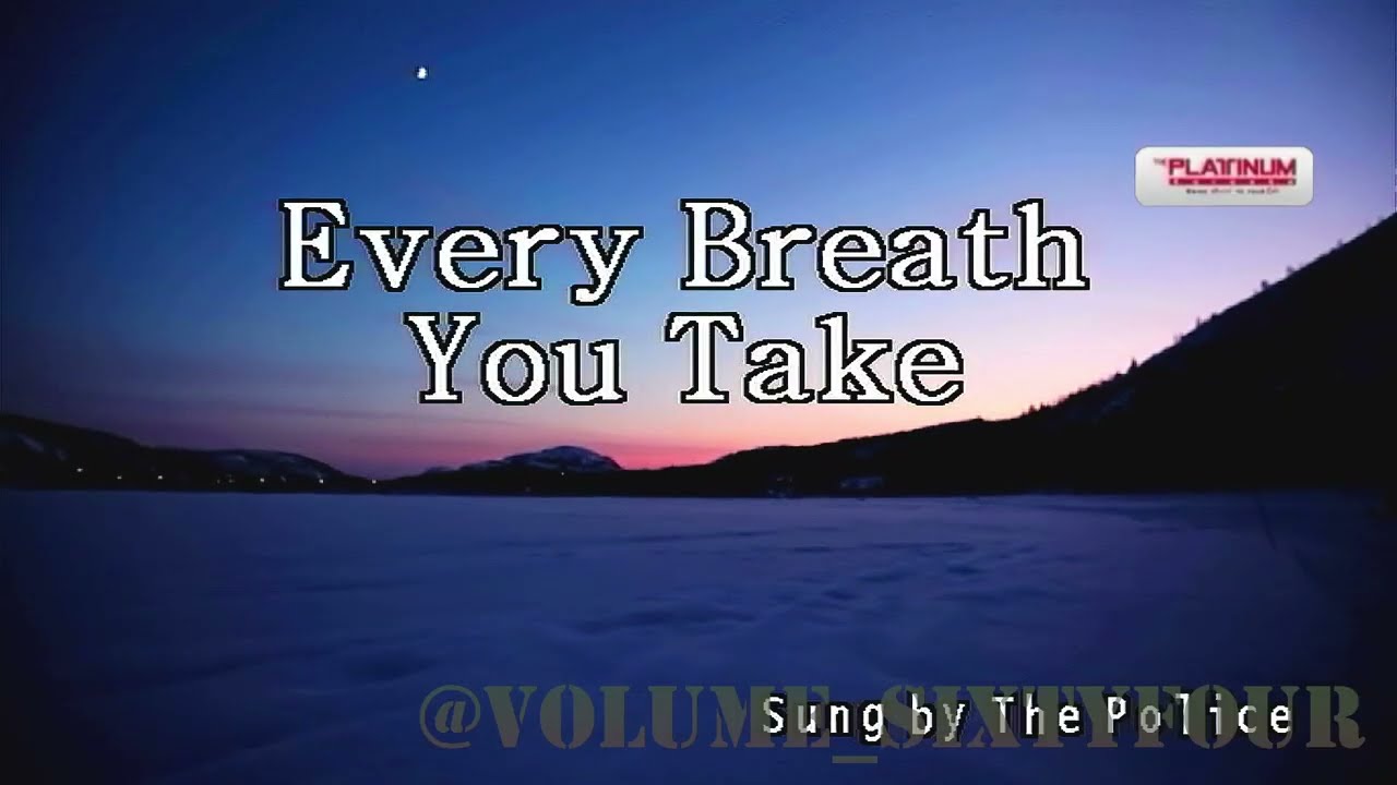 The Police - Every Breath You Take || Karaoke/Lyrics/Instrumental