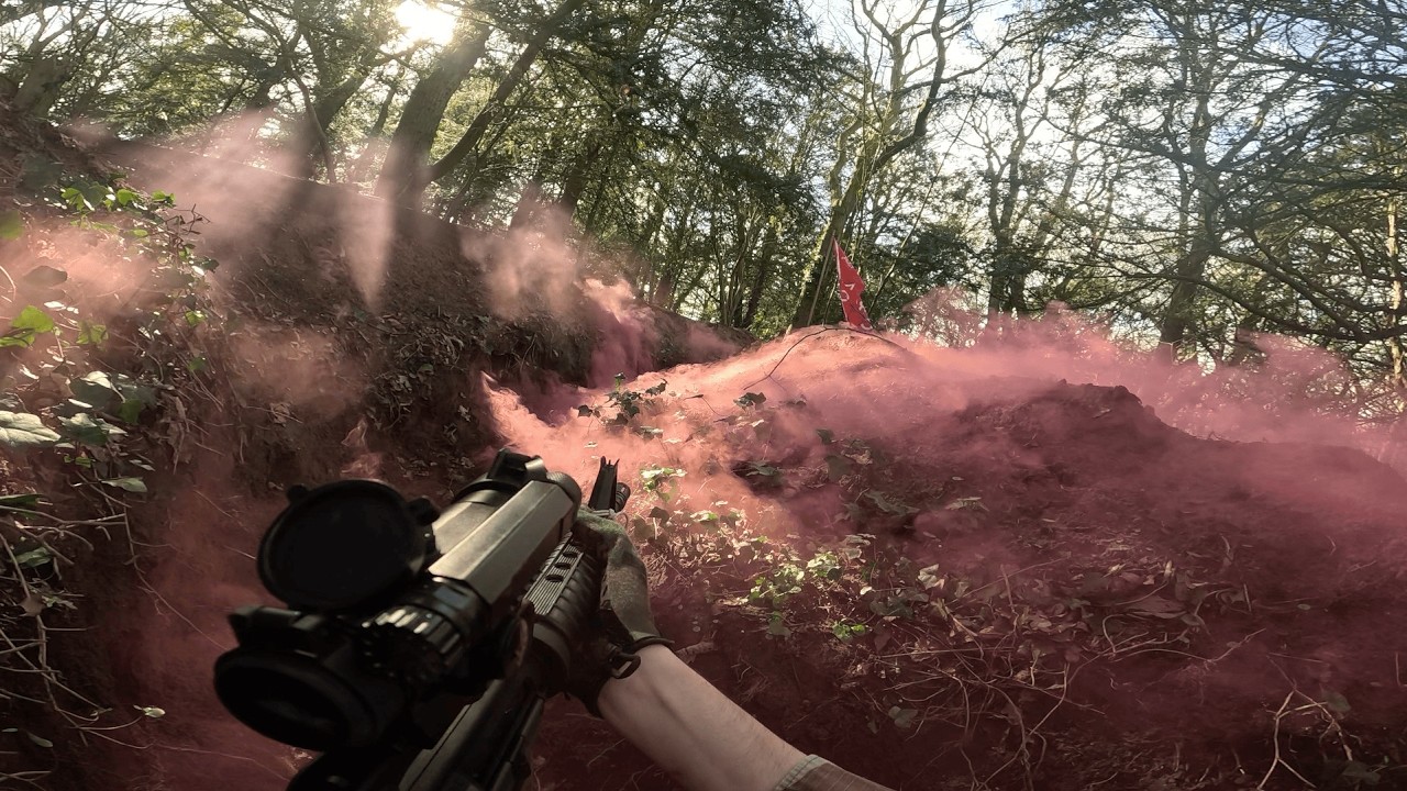 Intense trench defence on the Byram front lines