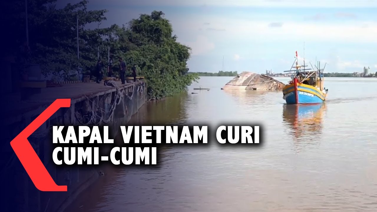 Curi Cumi-Cumi di Perairan Natuna Utara, 6 Kapal Vietnam Diamankan KKP