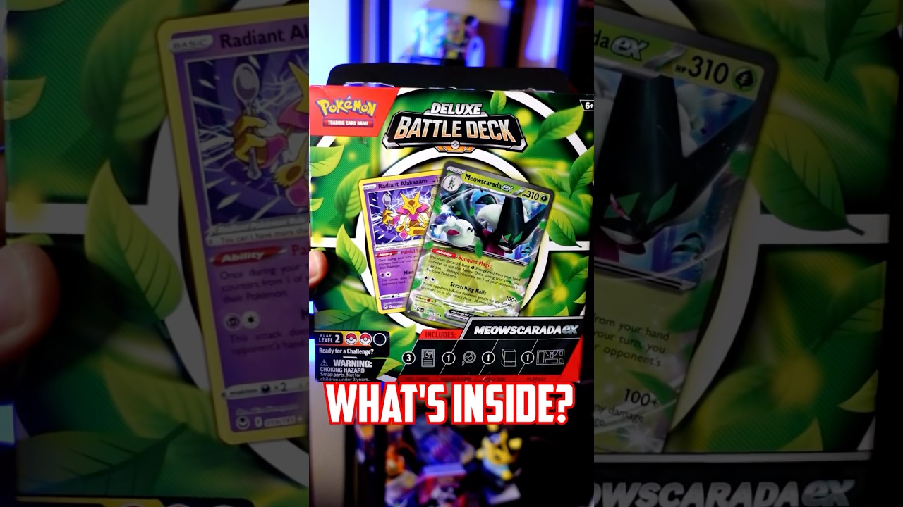 Meowscarada ex Deluxe Battle Deck Unboxing! (Pokemon TCG)
