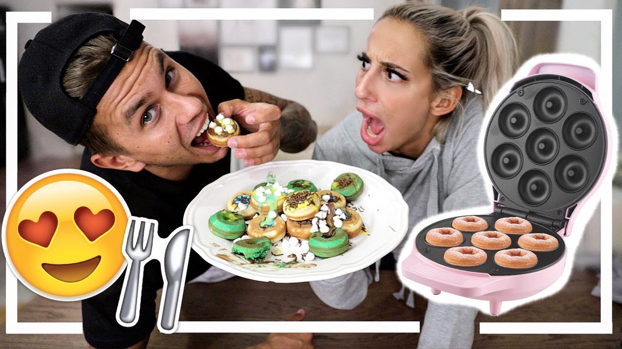 VI GÖR EGNA MINI-DONUTS!!! - Vlogg