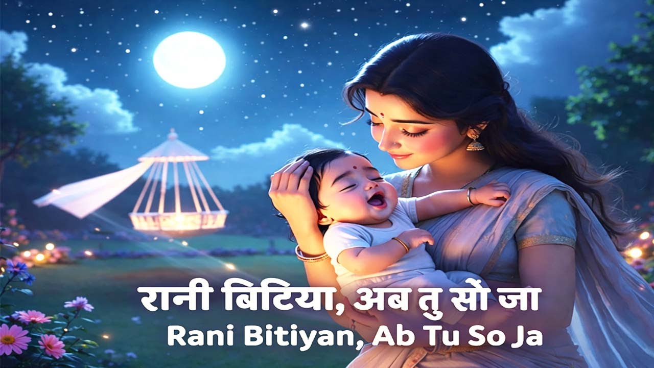रानी बिटिया सो जा 😴 | बच्चों की लोरी | Baby Sleep Lullaby | Hindi Kids Rhymes