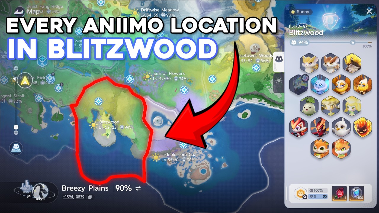 Every ANiMO Location in Blitzwood | Complete Location Guide