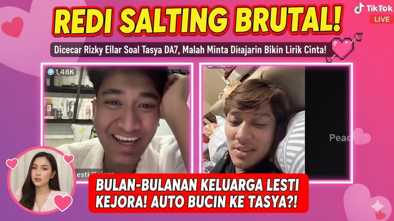 REDI SALTING BRUTAL! Dicecar Rizky Billar Soal Tasya DA7, Malah Minta Diajarin Bikin Lirik Cinta! 💘