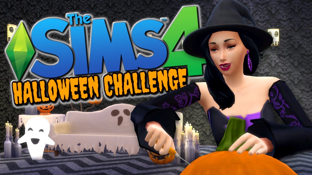 SPOOPY HALLOWEEN CHALLENGE - The Sims 4 Funny Highlights #88