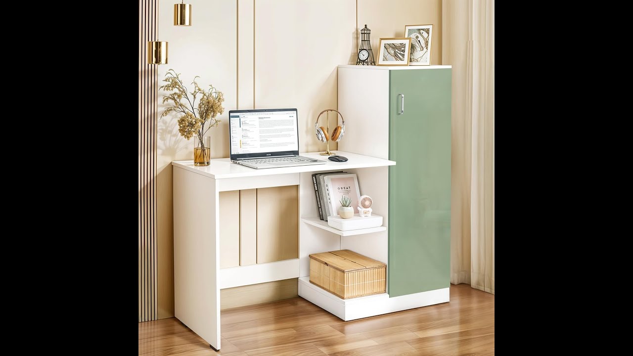 ABOUT SPACE Study Table with Cabinet - Assembly Instruction video