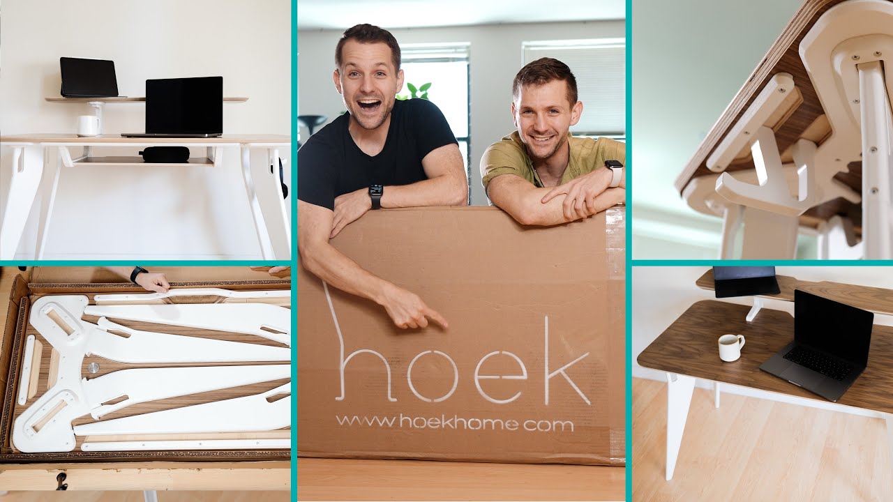Hoek Home Office Desk Bundle Unboxing and Review