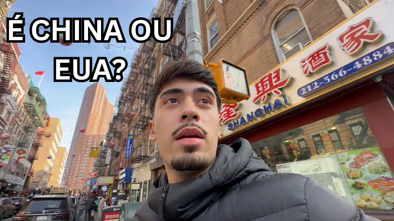 Fui na região dos camelôs em Nova York. É China ou EUA?