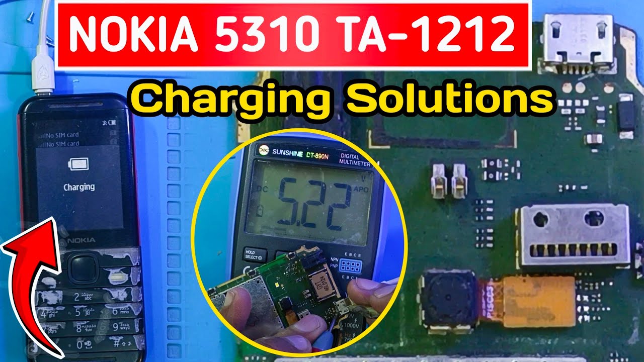 Nokia 5310 Ta-1212 charging problems fix