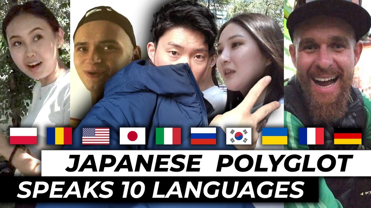Polyglot Speaks 10 Languages with Strangers