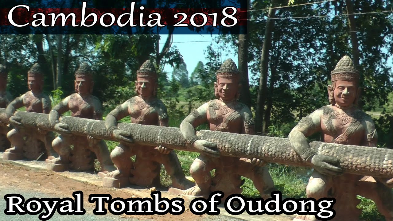 Cambodia 2018, Phnom Penh, Kandal: North Phnom Prasit , Wat Sowann Thamareach, Royal Tombs of Oudong
